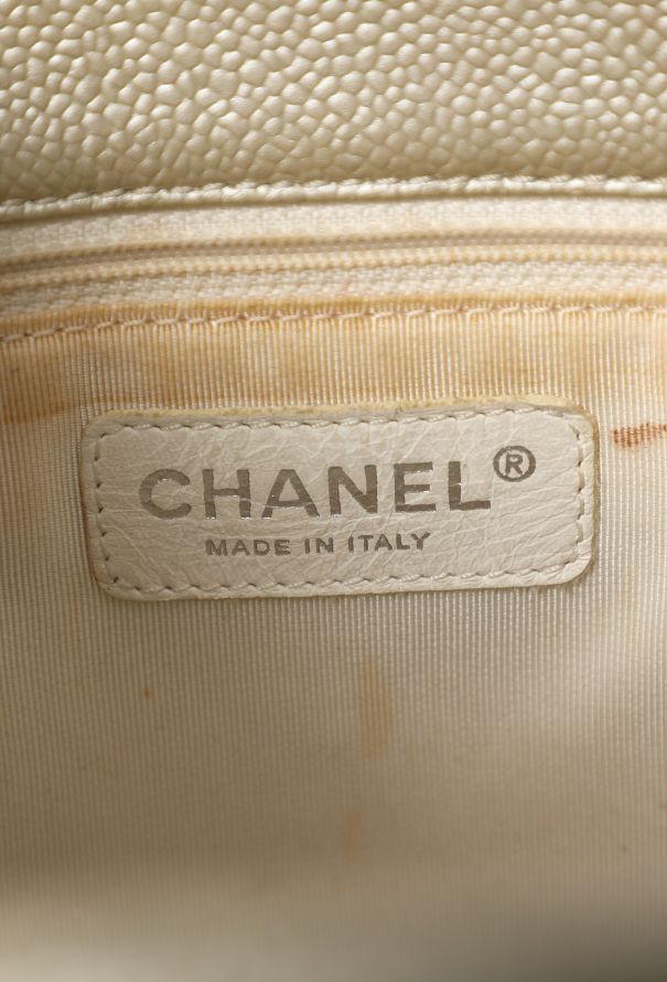 Chanel Metallic Caviar Grand Shopping Tote - 12