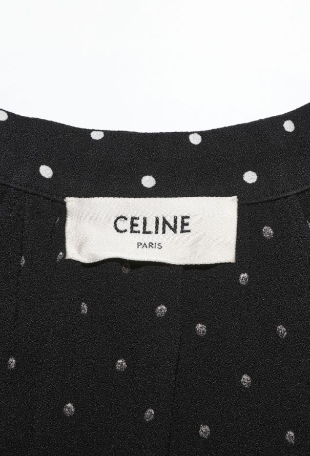 Céline Polka Dot Crêpe Dress, S/S 2021 - 6