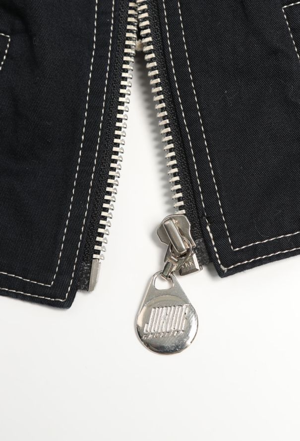 Jean Paul Gaultier 1993 Ribbed Off-Shoulder Jacket - 6