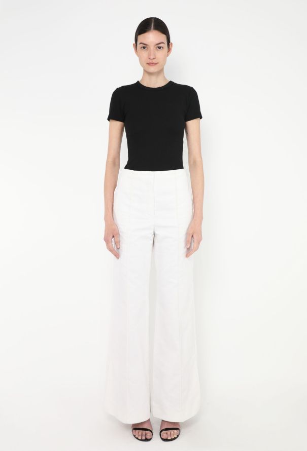 Céline Sueded Bootcut Trousers, Resort 2017 - 3