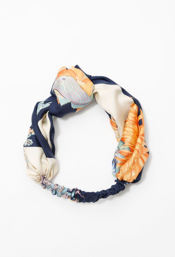 ReSee Atelier Handmade '90s Sea Print Turban - 2
