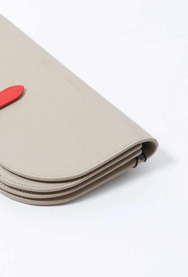 Céline Taupe Colorblock Mini Wallet - 7