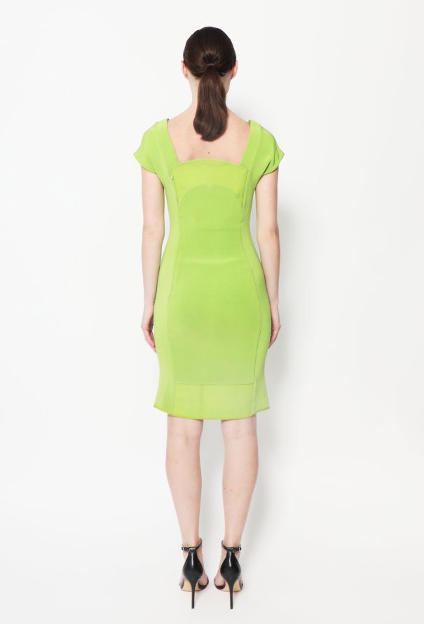 Gianni Versace 90s Ribbed Bodycon Dress - 3