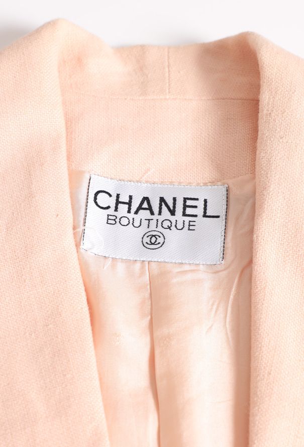 Chanel 80s Linen Ensemble - 9