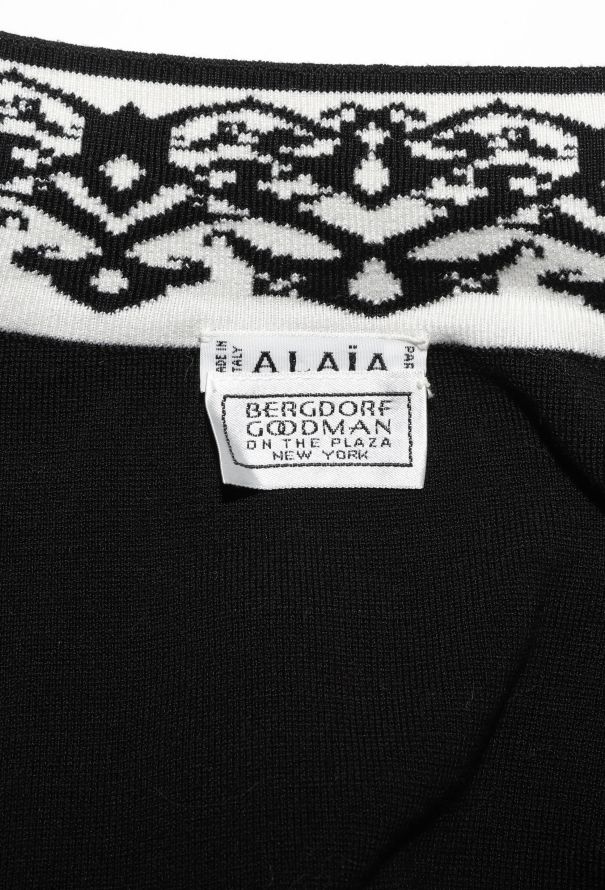 Alaïa S/S 1992 Graphic Trim Sweater - 5