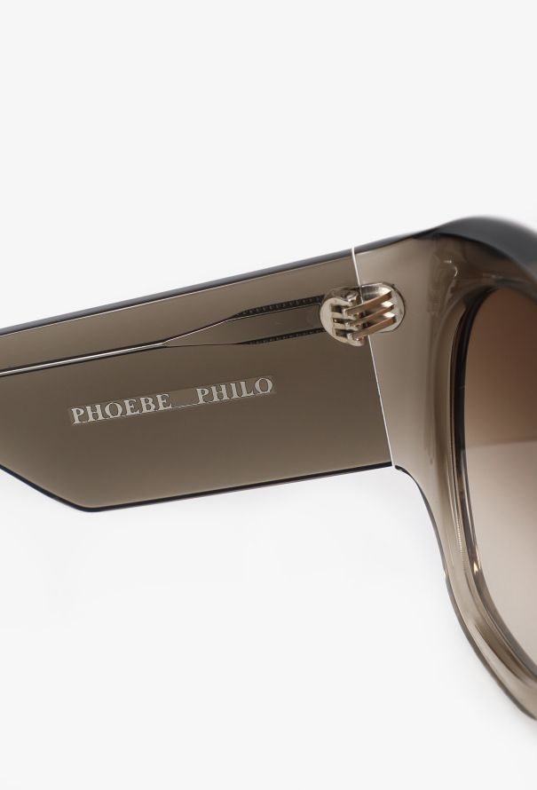 Phoebe Philo Oversized Shield 'Bombé' Sunglasses, 2025 - 7