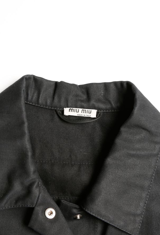 Miu Miu Resort 2016 Graphic Denim Jacket - 7