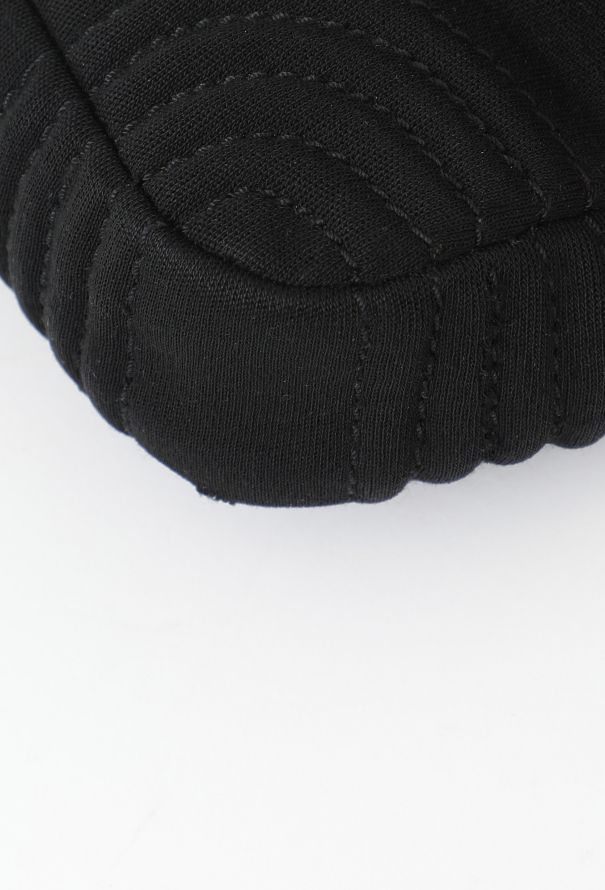 Chanel Black Jersey Flap Bag - 7