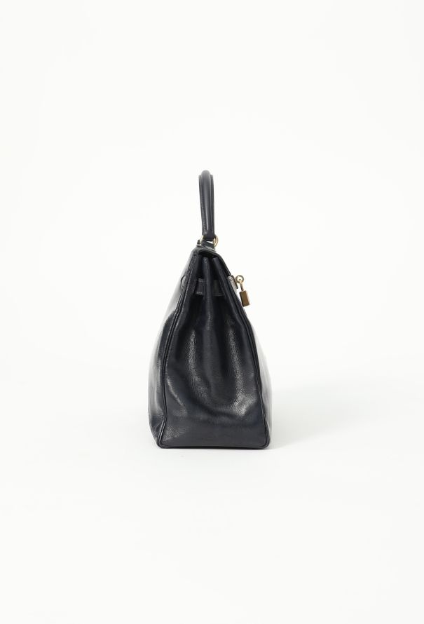 Hermès '60s Navy Box Kelly 32 Retourné - 5