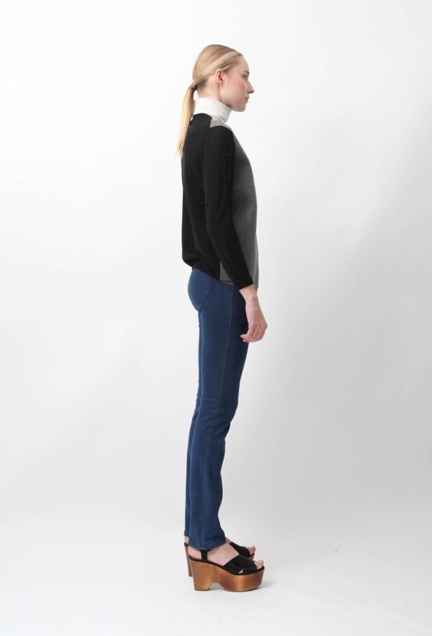 Balenciaga Bi-color Cashmere Cardigan - 2