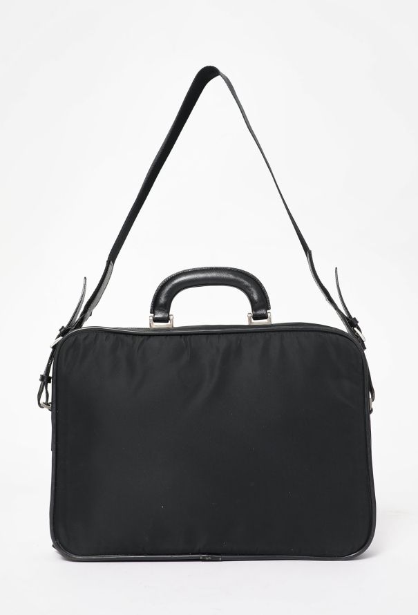 Prada Black Nylon Briefcase - 3
