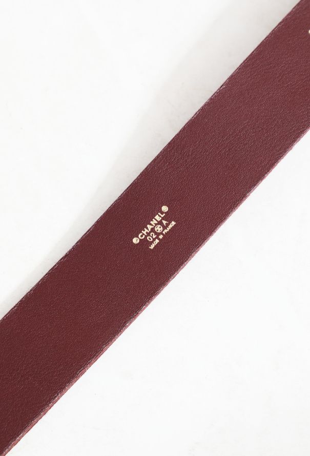 Chanel F/W 2002 Felt Bow Chainlink Belt - 8