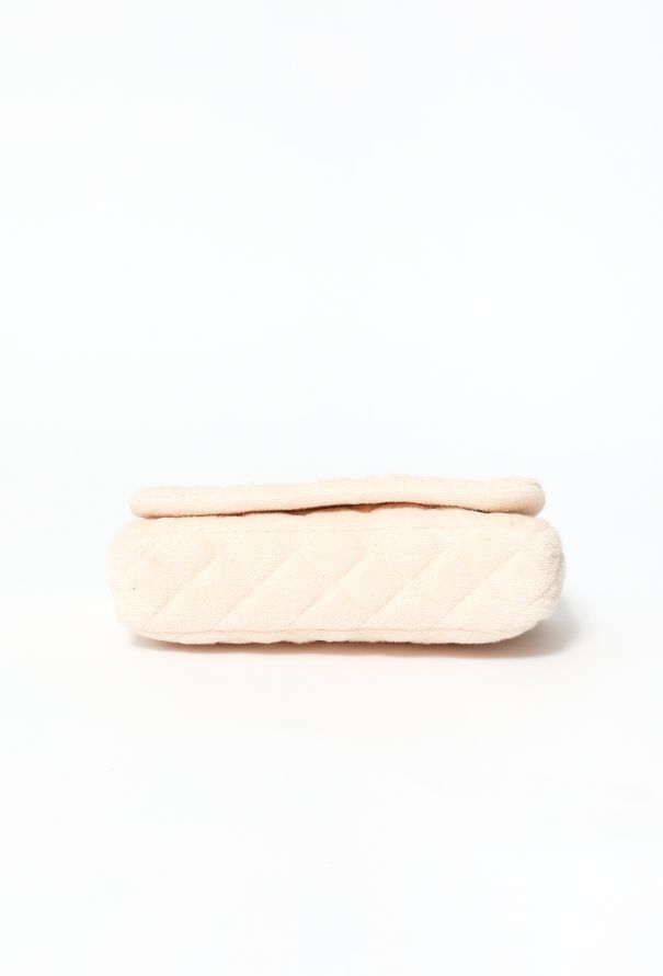 Chanel Quilted Terrycloth Flap Bag - 7
