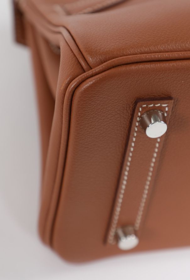 Hermès Exceptional Gold Evercolor Shoulder Birkin 29 - 13
