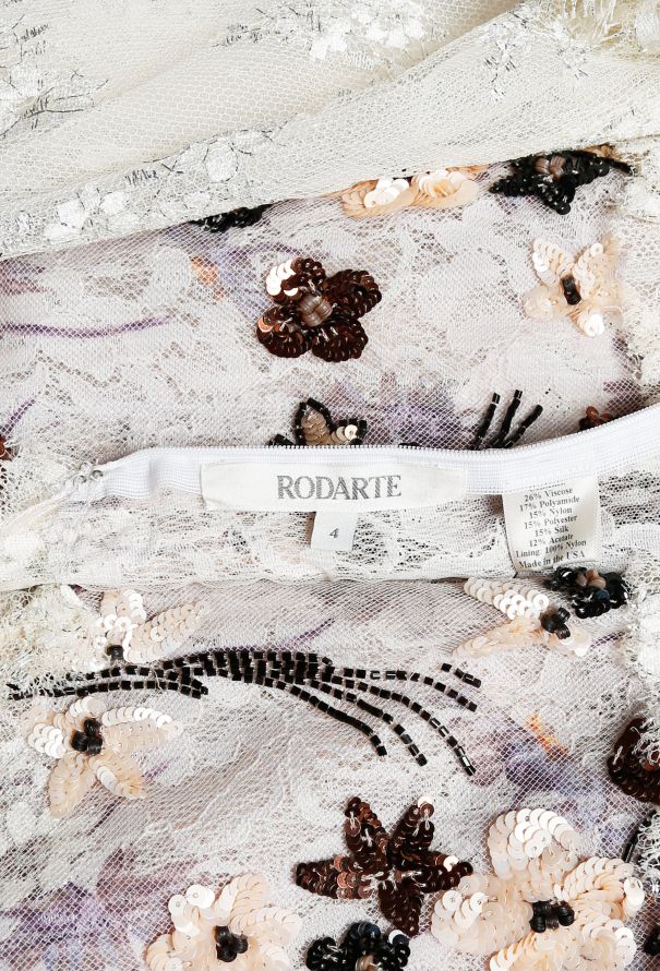 Rodarte S/S 2017 Sequin Lace Dress - 5