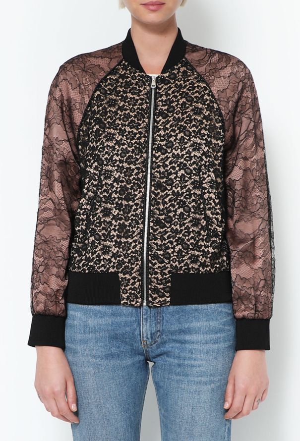 Gucci Resort 2015 Lace Bomber Jacket - 1