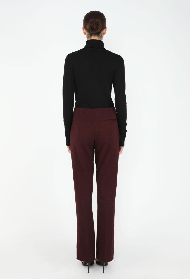 Céline 2016 Jersey Bootcut Slit Trousers - 4
