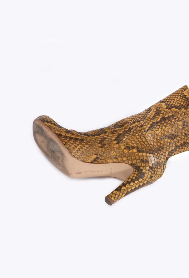Bottega Veneta Python Leather Ankle Boots, 2020 - 5