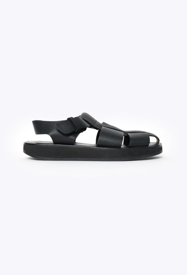 The Row 2023 Leather Fisherman Sandals - 1