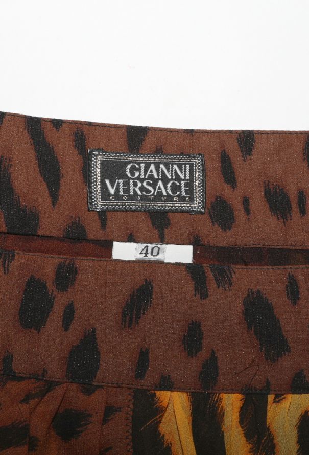 Gianni Versace Printed Chiffon Skirt, 1992 - 6