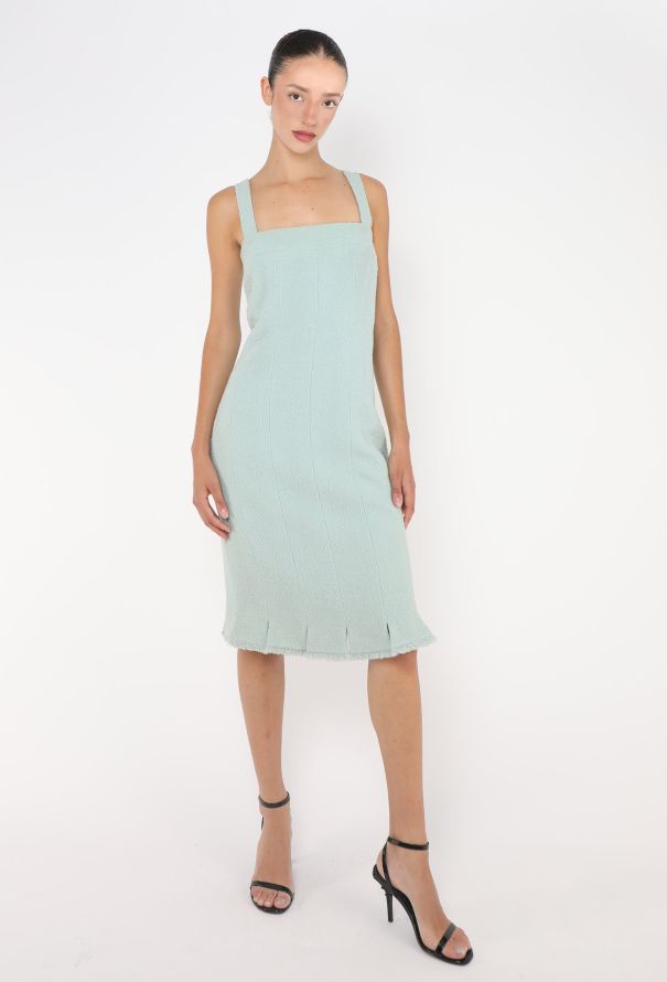 Chanel 1991 Haute Couture Bouclé Dress - 3