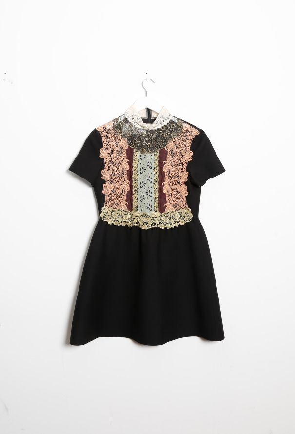 Valentino Lace Embroidered Dress - 6