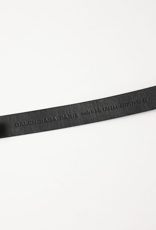 Balenciaga Iconic S/S 2007 Leather Tron Belt - 8