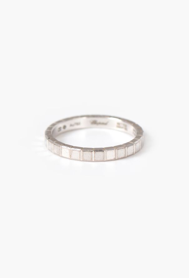 Chopard 18k White Gold Ice Cube Ring - 3