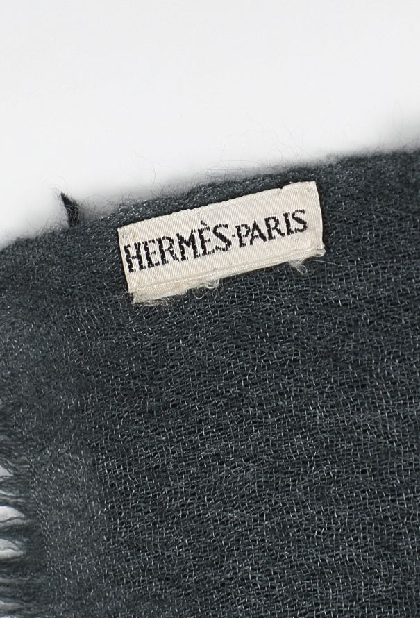 Hermès Margiela 2001 Bicolor Cashmere Shawl - 5