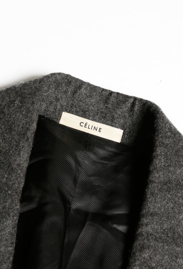 Céline Cashmere Double-Breasted Jacket - 6