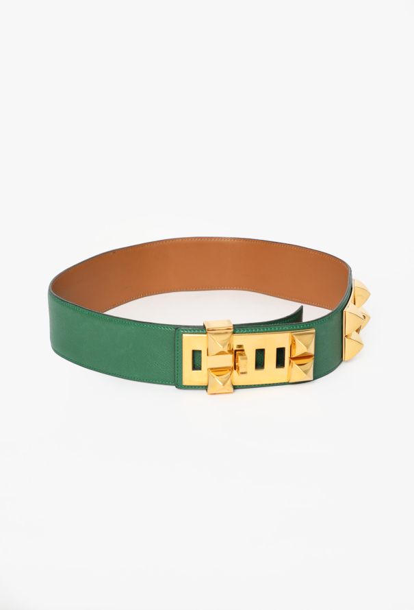 Hermès Epsom 'Collier de Chien' Leather Belt, 1990 - 3