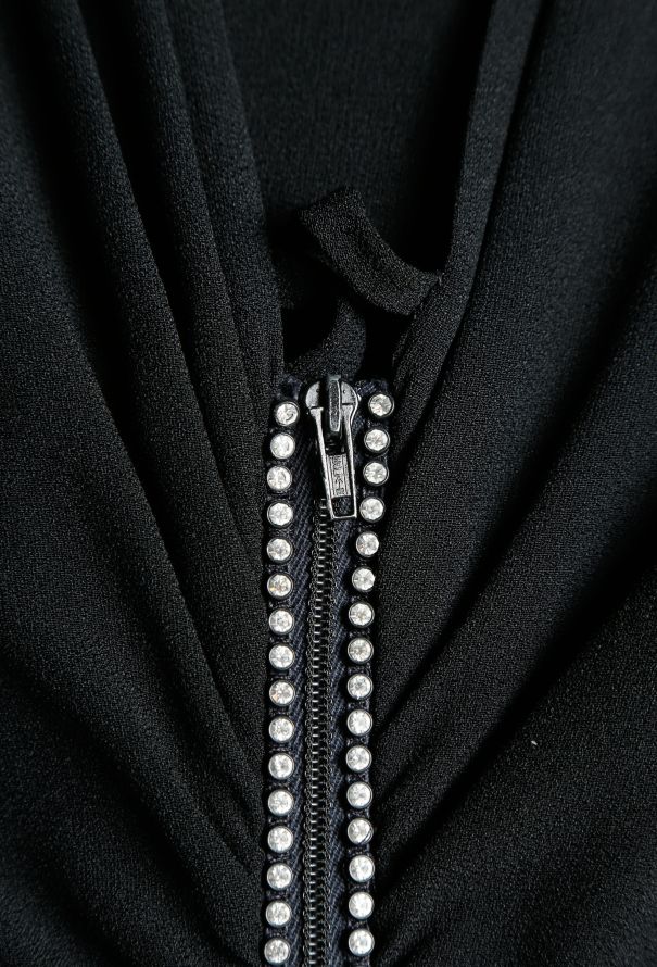 Saint Laurent RARE F/W 1983 Strass Ruched Dress - 6