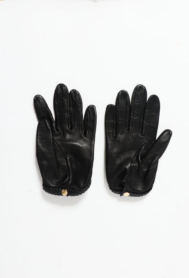 Exquisite Vintage Causse 'Lily' Lambskin Gloves - 3