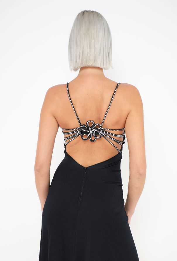 Azzaro COLLECTOR 1975 Strass Open-Back Gown - 3