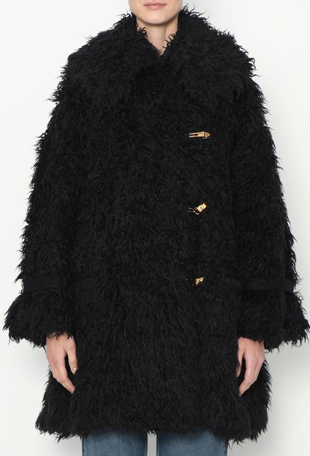 Céline Pre-Fall 2013 Faux Shearling Coat - 4
