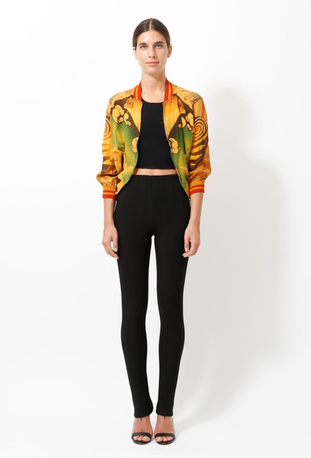Jean Paul Gaultier '90s Graphic Corset Bomber - 2