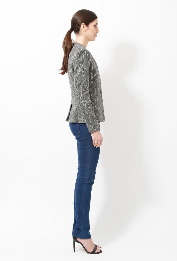 Balenciaga 2009 Woven Blazer - 4