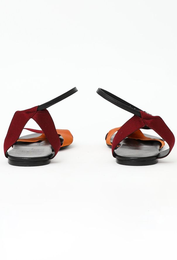 The Row Silk Ribbons Flat Sandals - 5