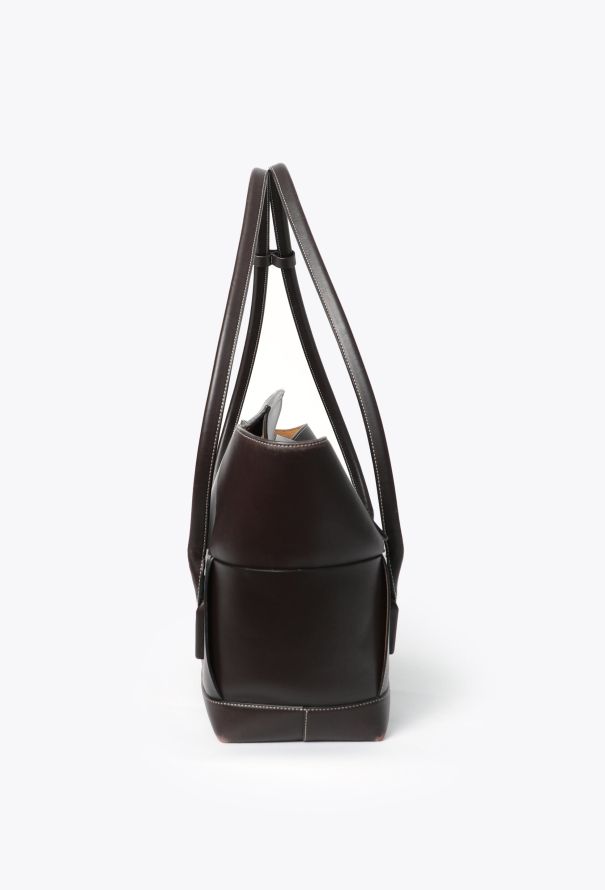 Bottega Veneta Pre-Fall 2019 Maxi Arco Tote Bag Chocolate brown - 4