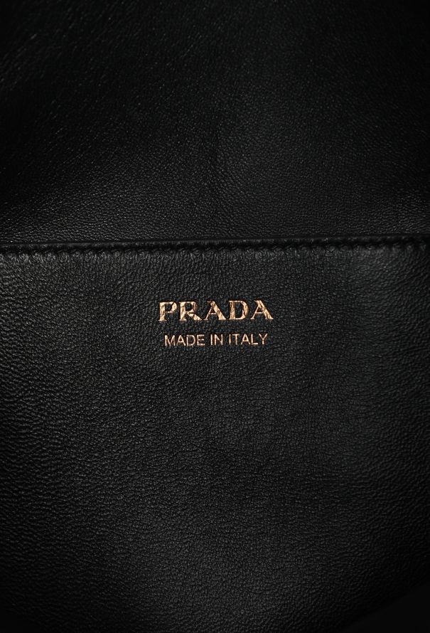 Prada Belted Calfskin Bucket Bag, 2025 - 12