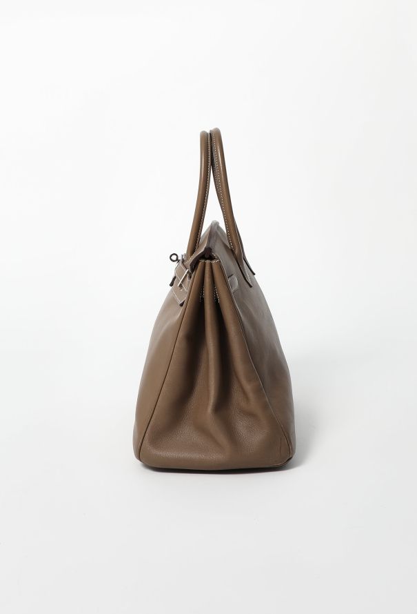 Hermès Etoupe Swift Birkin 35 - 6