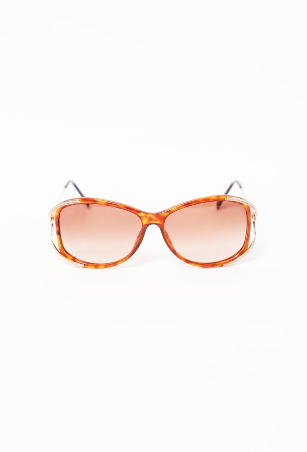 Christian Dior Vintage Tortoiseshell Frame Sunglasses - 1