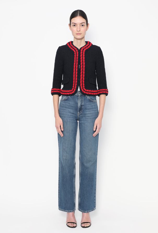 Gucci Resort 2016 Cropped Tweed Jacket - 3