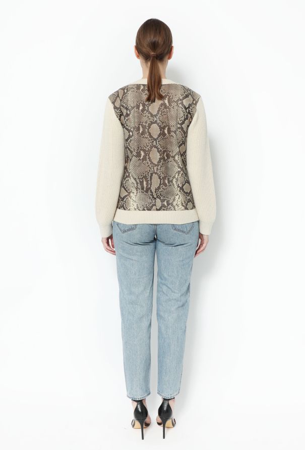 Hermès Python Alpaca Sweater - 4