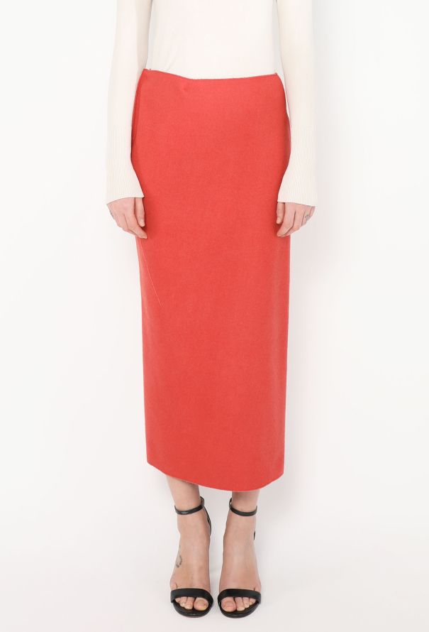 Jil Sander Early 2000s Asymmetrical Felted Skirt - 2
