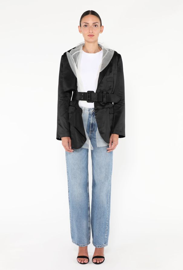 Comme des Garçons S/S 2007 Belted Nylon Sunrise Jacket - 4