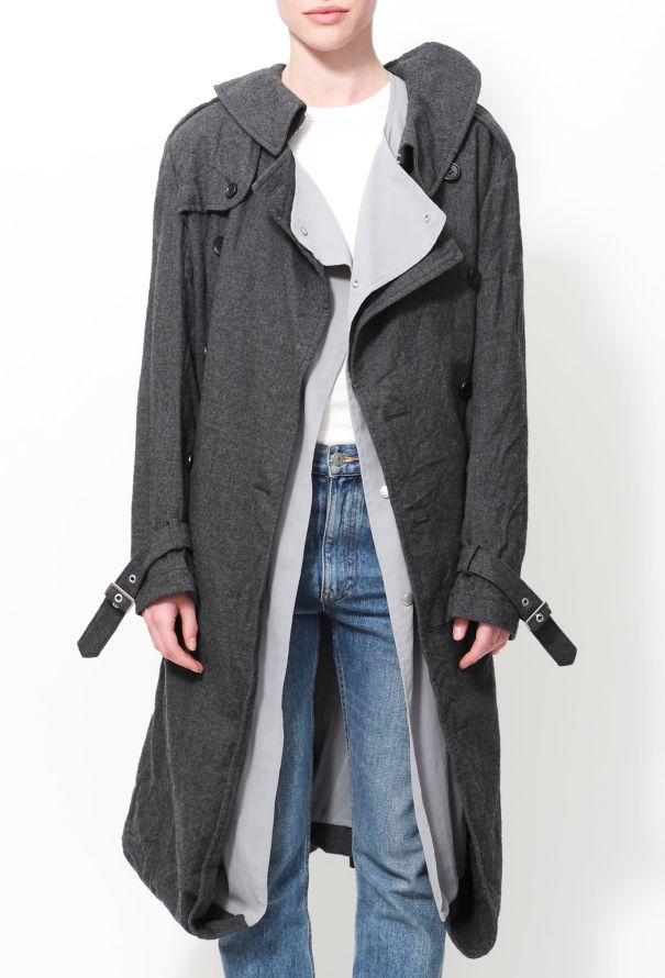 Junya Watanabe 2007 Belted Shirt-Trench Coat - 3