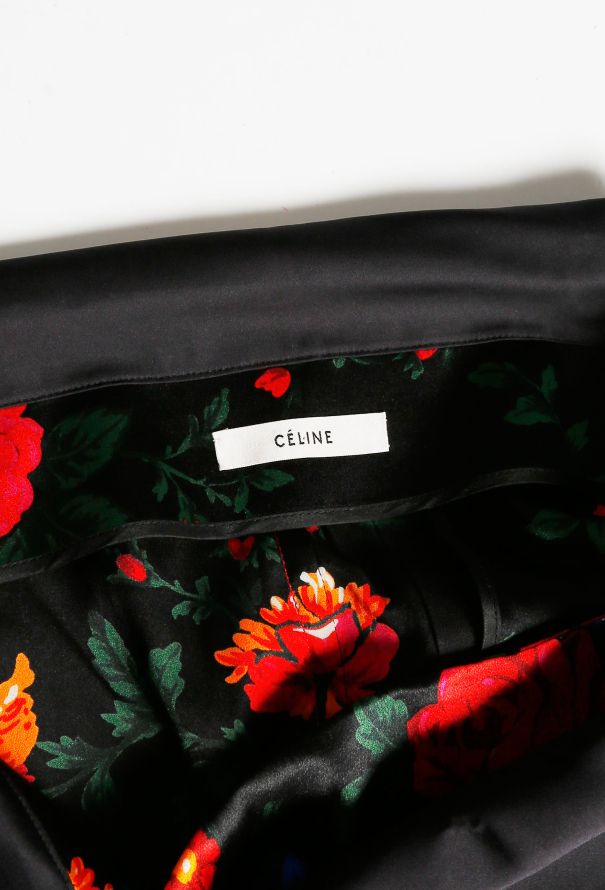 Céline S/S 2015 Draped Silk Skirt - 4