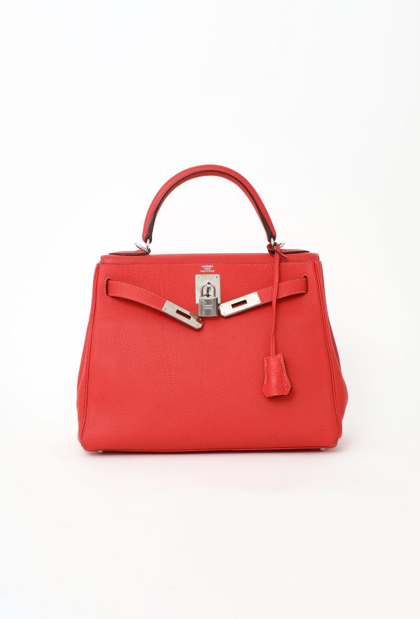 Hermès Rose Jaipur Togo Kelly Retourné 28 - 4