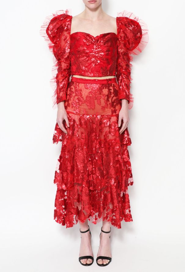 Rodarte S/S 2017 Sequin Sweetheart Ensemble - 3